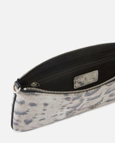 Bolso pochette de hombro mediano New Horizontal de ante con estampado de pitón -  | Pinko