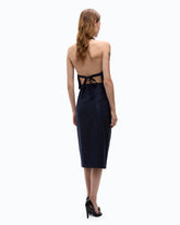 Gonna longuette a portafoglio full strass -  | Pinko