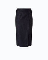 Gonna longuette a portafoglio full strass -  | Pinko