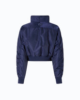 Short technical satin bomber jacket -  | Pinko