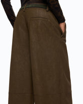 Pantalon droit façon nubuck -  | Pinko