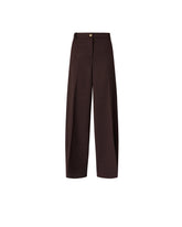 Pantalon barrel en laine mélangée -  | Pinko