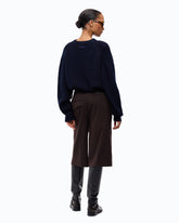 Bermuda shorts in stretch wool-blend fabric -  | Pinko