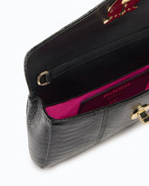 Mała torebka do ręki Love Bag Clutch ze skóry ayers z frędzlami PINKO Galleria -  | Pinko
