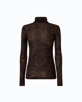 Dolcevita con stampa camouflage floreale -  | Pinko