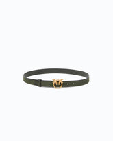 Ceinture en daim avec boucle Love Birds 2 cm -  | Pinko