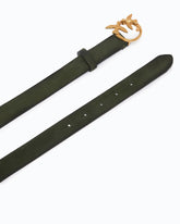 Ceinture en daim avec boucle Love Birds 2 cm -  | Pinko