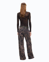 Hose aus Baumwolle mit floralem Camouflagemuster -  | Pinko