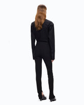 Skinny trousers in bi-stretch technical fabric -  | Pinko