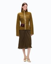 Ribbed cardigan with pockets -  | Pinko