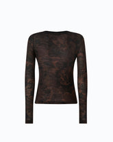 Cardigan à imprimé camouflage floral -  | Pinko