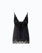 Lace lingerie top - Dark Blue | Pinko