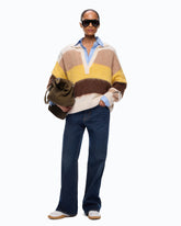 Striped alpaca-blend sweater -  | Pinko