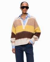Striped alpaca-blend sweater -  | Pinko