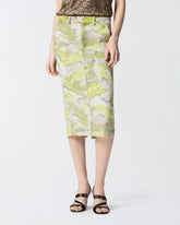 Gonna longuette camouflage -  | Pinko