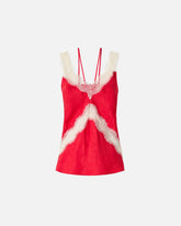 Top lingerie maculato con pizzo -  | Pinko
