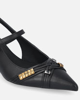 Slingback con cinturini e applicazioni gioiello -  | Pinko