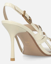 Sandali slingback alti con cinturini e borchie -  | Pinko