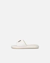 Ciabatte in nappa trapuntata con logo Love Birds -  | Pinko