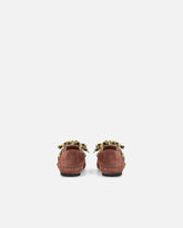 Mocassini in suede con lacci multicolor -  | Pinko