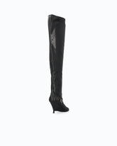 Nappa leather boots with extra-high leg shaft -  | Pinko