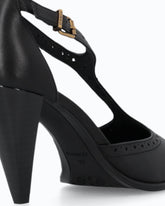 Décolleté T-strap in pelle con tacco alto -  | Pinko