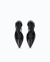 Décolleté T-strap in pelle con tacco alto -  | Pinko
