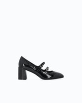 Mary Jane pumps in patent-effect leather -  | Pinko