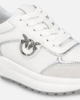 Scarpe sneakers con logo e dettagli specchiato -  | Pinko