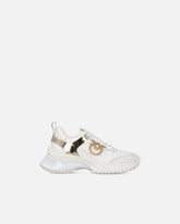 Sneakers Ariel effetto pelle con dettagli specchio -  | Pinko