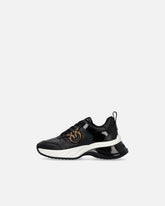 Sneakers Ariel effetto pelle con dettagli specchio -  | Pinko