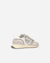 Scarpe da ginnastica in suede con logo -  | Pinko