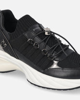 Sneakers in maglia con lacci e fermacorda -  | Pinko