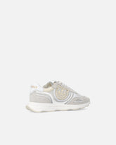 Sneakers in mesh e suede con logo Love Birds -  | Pinko