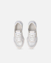 Sneakers in mesh e suede con logo Love Birds -  | Pinko