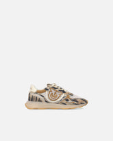 Sneakers con logo Love Birds e stampa animalier -  | Pinko